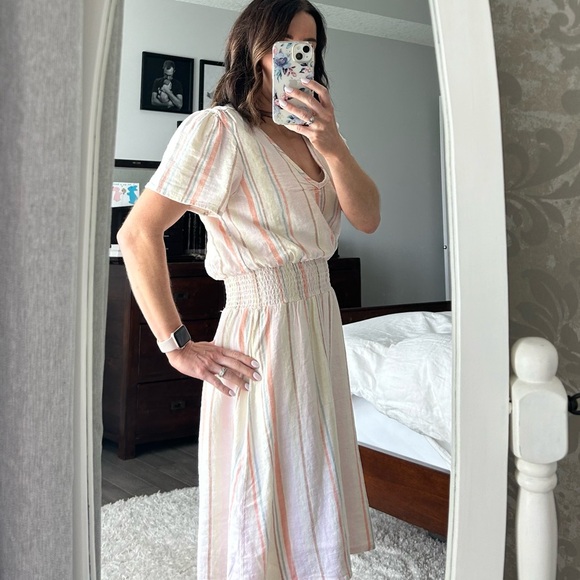 Fully lined linen dress - Picture 6 of 7